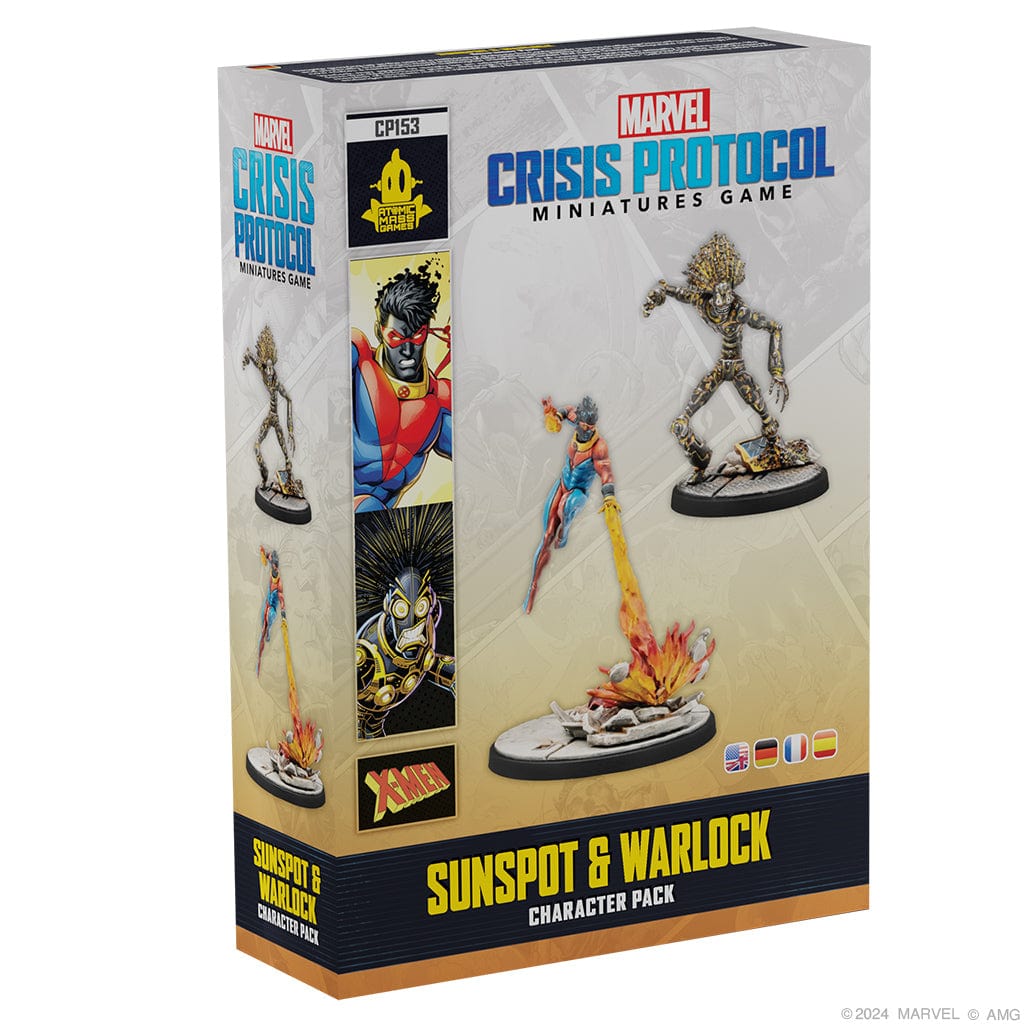 Atomic Mass Games Tabletop Games > Miniature Games Marvel: Crisis Protocol - Sunspot & Warlock 841333126261 CP153