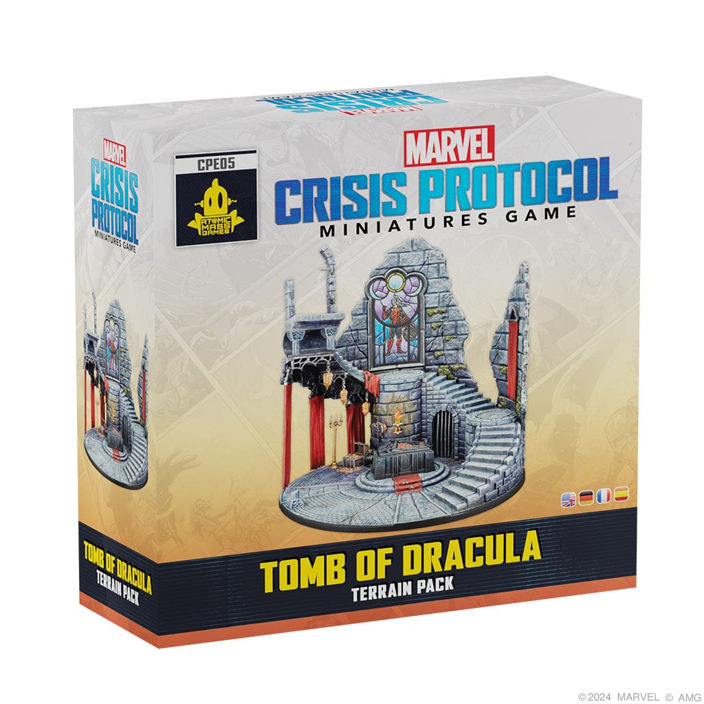 Atomic Mass Games Tabletop Games > Miniature Games Marvel: Crisis Protocol - Tomb of Dracula Terrain Pack 841333127411 CPE05