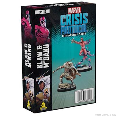 Atomic Mass Games Tabletop Games > Miniature Games Marvel - Crisis Protocol: Klaw & M'Baku 841333122713 CP116EN