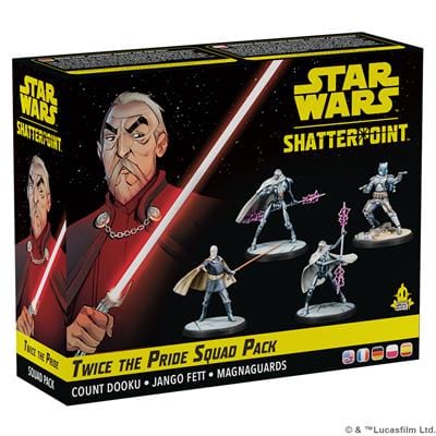 Atomic Mass Games Tabletop Games > Miniature Games Star Wars: Shatterpoint - Twice the Pride: Count Dooku Squad Pack 841333120306 SWP03