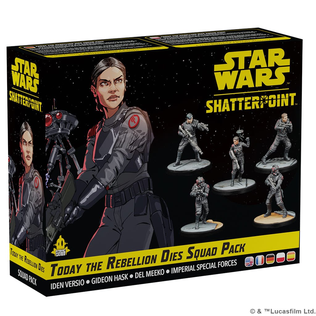 Atomic Mass Games Tabletop Games > Miniature Games Star Wars: Shatterpoint - Today the Rebellion Dies Squad Pack 841333124991 SWP34
