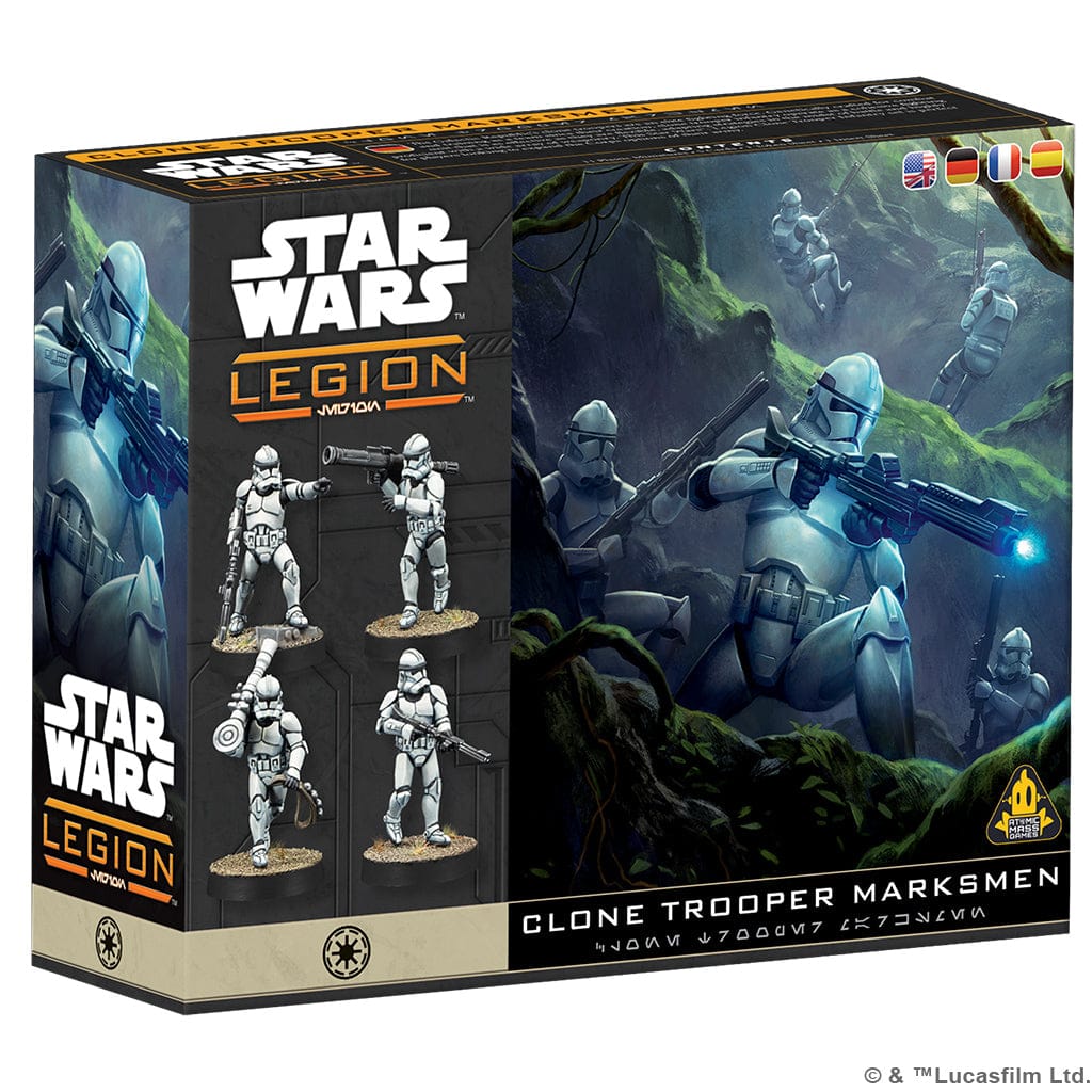 Atomic Mass Games Tabletop Games > Role-Playing Games > Star Wars Star Wars: Legion β Clone Trooper Marksmen 841333133474 SWQ23
