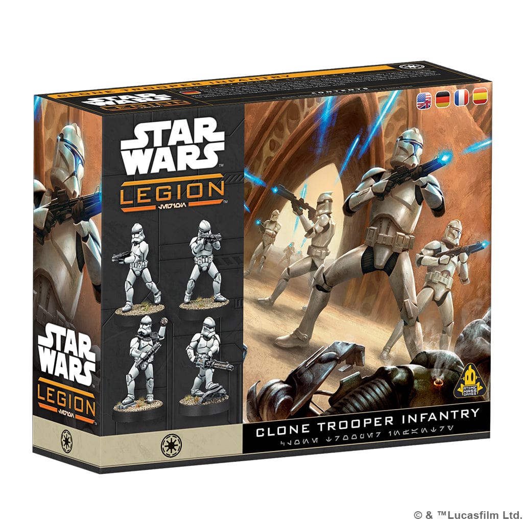 Atomic Mass Games Tabletop Games > Role-Playing Games > Star Wars Star Wars: Legion - Clone Troopers Infantry 841333133405 SWQ24