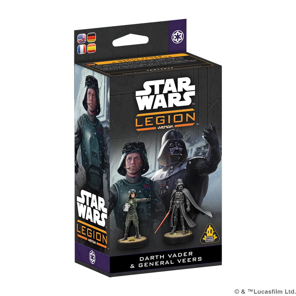 Atomic Mass Games Tabletop Games > Role-Playing Games > Star Wars Star Wars: Legion - Darth Vader & General Veers Character Expansion 841333132989 SWQ103