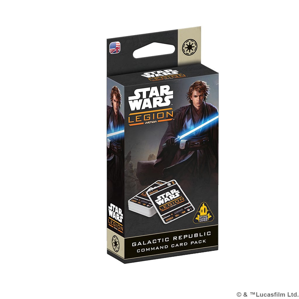 Atomic Mass Games Tabletop Games > Role-Playing Games > Star Wars Star Wars: Legion - Galactic Republic Command Card Pack 841333132323 SWQ157EN