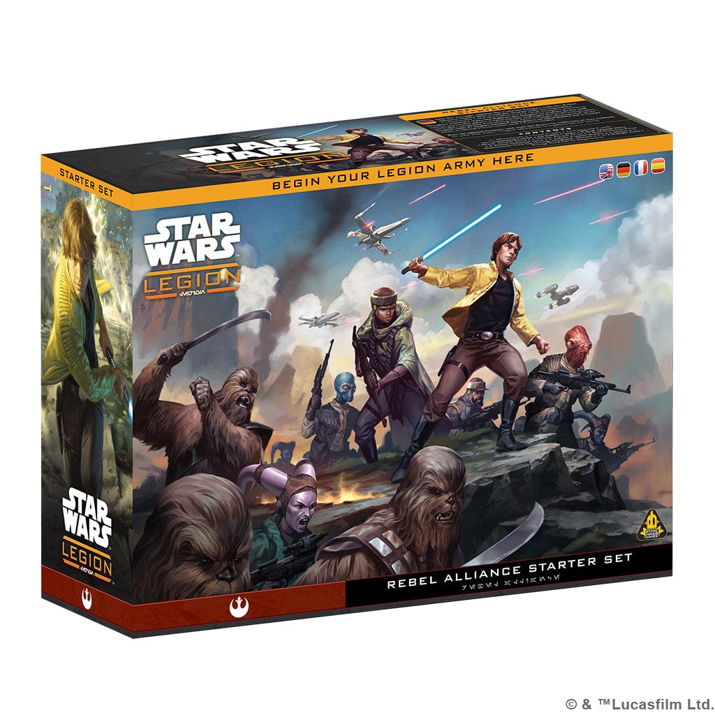 Atomic Mass Games Tabletop Games > Role-Playing Games > Star Wars Star Wars: Legion β Rebel Alliance Starter Set 841333132026 SWQ01
