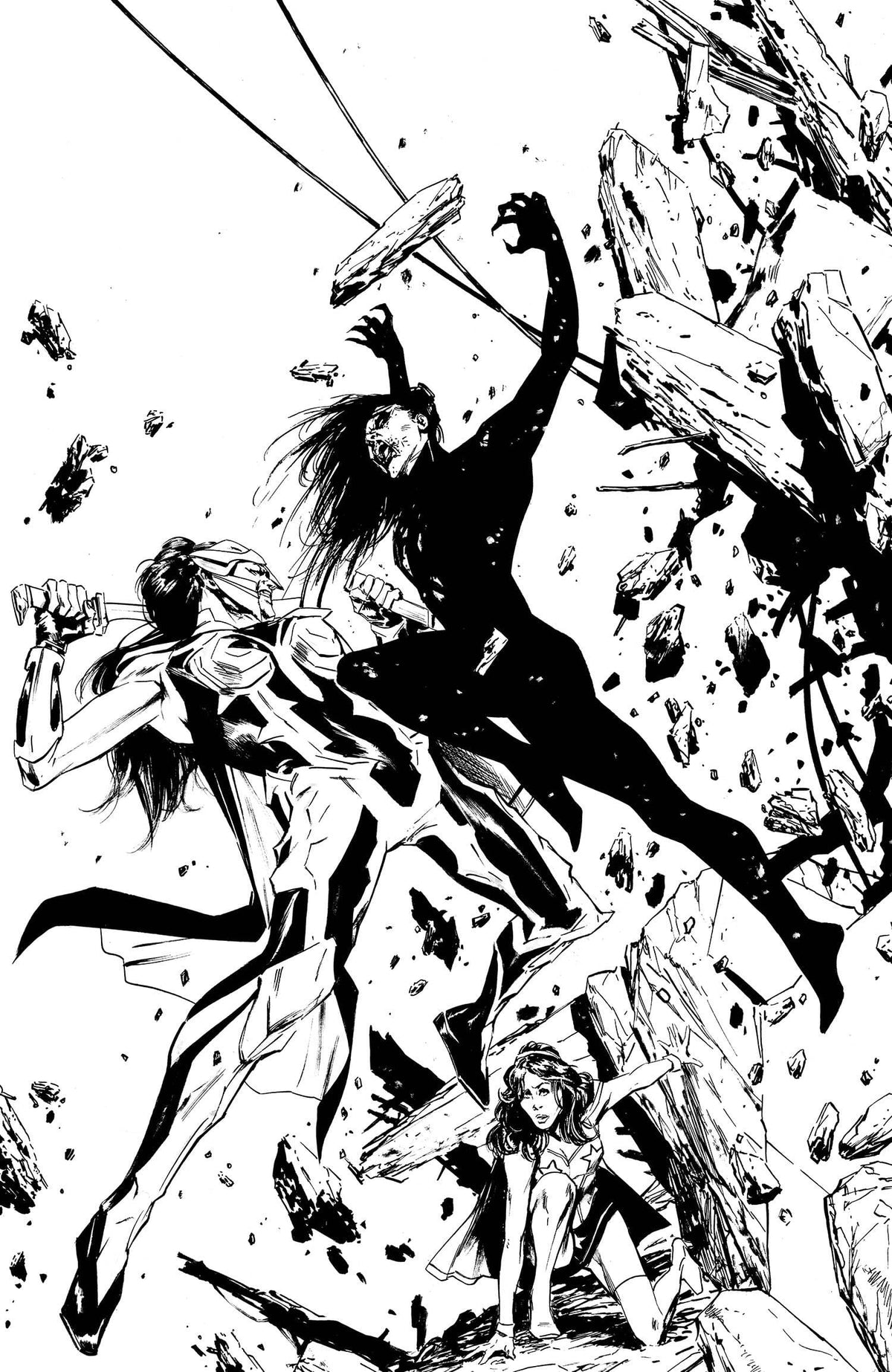 Awa Comic Books > Incentives THE MADNESS #4 (OF 6) CVR D 1:15 INCV B&W GUICE (MR) 85001385462200441 SEP231479