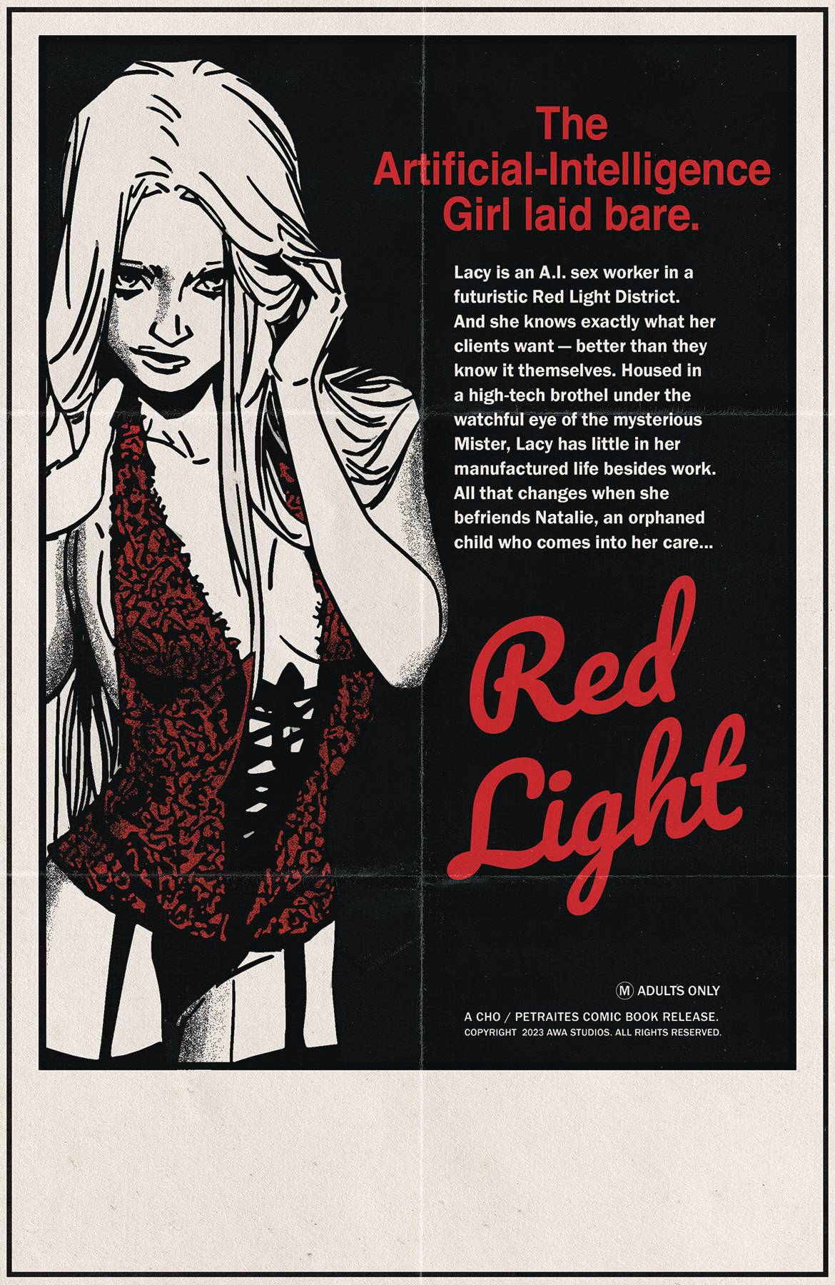 AWA Comic Books RED LIGHT #3 (OF 4) CVR C EROTIC FILM HOMAGE (MR) 85001385465300331 NOV231296
