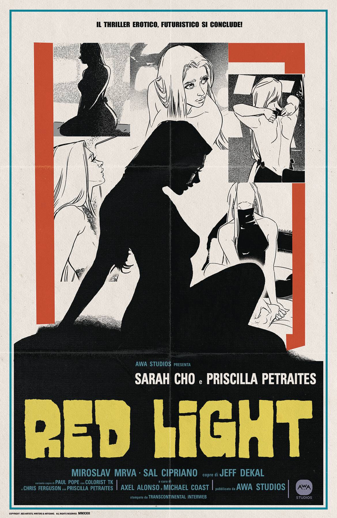 AWA Comic Books Red Light #4 (Of 4) Cvr C Erotic Film Homage (MR) 85001385465300431 DEC231292