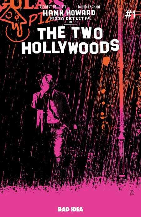BAD IDEA Comic Books HANK HOWARD PIZZA DETECTIVE #1 (OF 2) THE TWO HOLLYWOODS CVR C ANDREA SORRENTINO VAR 85001727737300131 1125BD0440