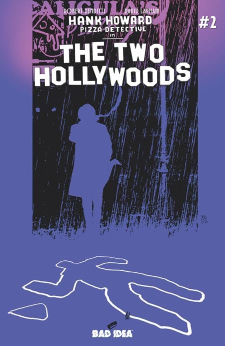 BAD IDEA Comic Books HANK HOWARD PIZZA DETECTIVE THE TWO HOLLYWOODS #2 (OF 2) CVR A ANDREA SORRENTINO 85001727737300211 1225BD0482