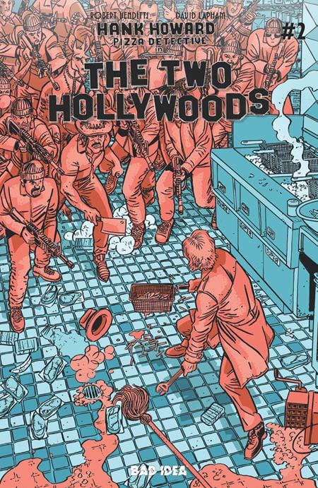 BAD IDEA Comic Books HANK HOWARD PIZZA DETECTIVE THE TWO HOLLYWOODS #2 (OF 2) CVR B DAVID LAPHAM VAR 85001727737300221 1225BD0483