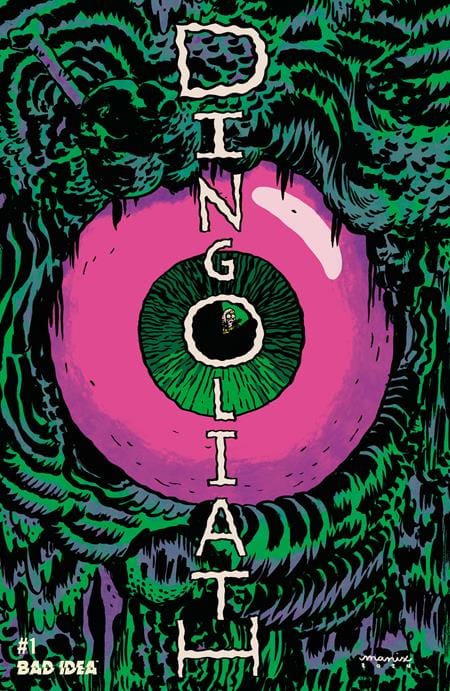 BAD IDEA Comic Books > Incentives DINGOLIATH #1 (ONE SHOT) CVR I INC 1:100 MANIX ABRERA ERROR EDITION VAR 85001727748901091 0526BD0591
