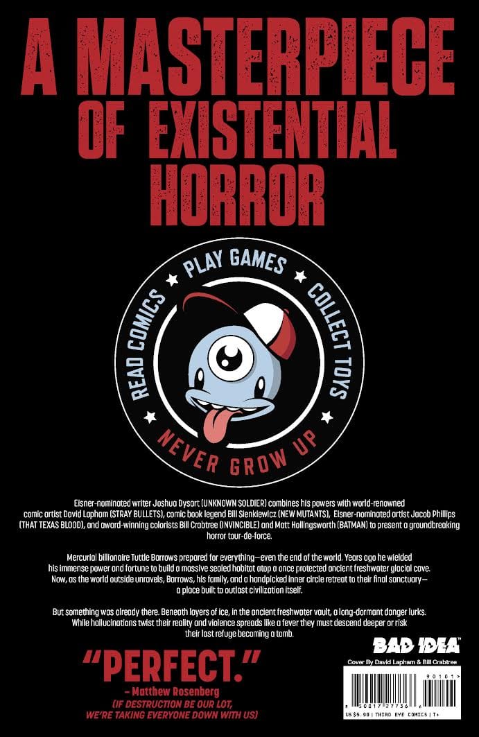 Bad Idea Comic Books > Incentives HAB #1 THIRD EYE EXCLUSIVE DAVID LAPHAM VIRGIN VARIANT TE-0226BD0546-EXCLUSIVE