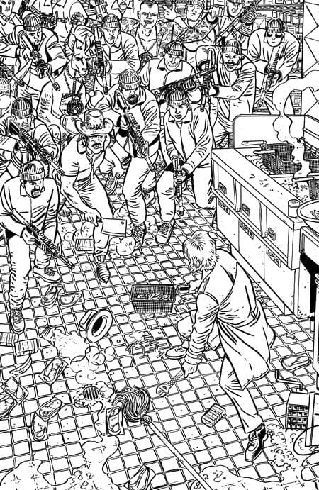 BAD IDEA Comic Books > Incentives HANK HOWARD PIZZA DETECTIVE THE TWO HOLLYWOODS #2 (OF 2) CVR D INC 1:20 DAVID LAPHAM B&W VAR 85001727737300241 1225BD0485