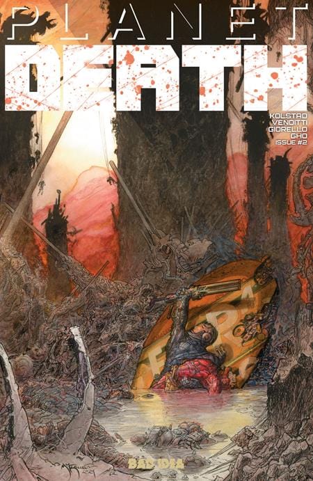 BAD IDEA Comic Books > Incentives PLANET DEATH #2 (OF 4) CVR E INC 1:100 MICHAEL WM KALUTA VAR 85001727729800251 0925BD0505