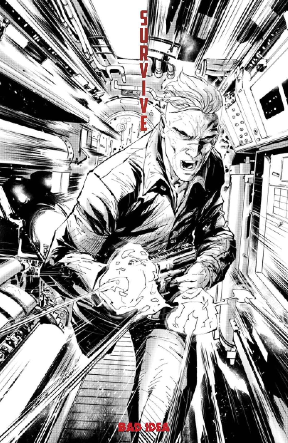 BAD IDEA Comic Books > Incentives SURVIVE #1 (OF 4) CVR C INC 1:20 RYAN BENJAMIN VAR 85001727733500131 0725BD521