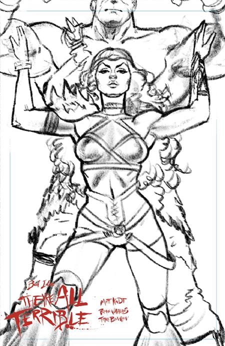 BAD IDEA Comic Books > Incentives THEYRE ALL TERRIBLE #1-2 (OF 3) DELUXE EDITION CVR C INC 1:20 JOE QUINONES VAR 85001727722900031 0825BD0561