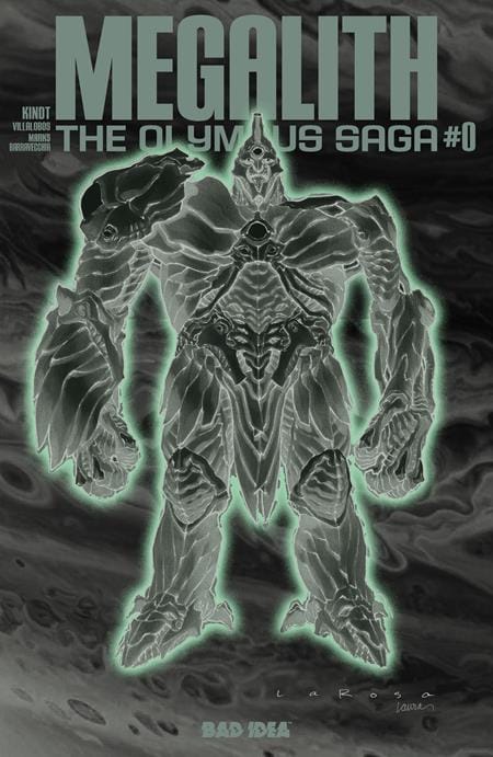 BAD IDEA Comic Books OLYMPUS SAGA MEGALITH #0 (OF 4) CVR D LEWIS LAROSA GLOW IN THE DARK VAR 85001727742700041 0526BD0607