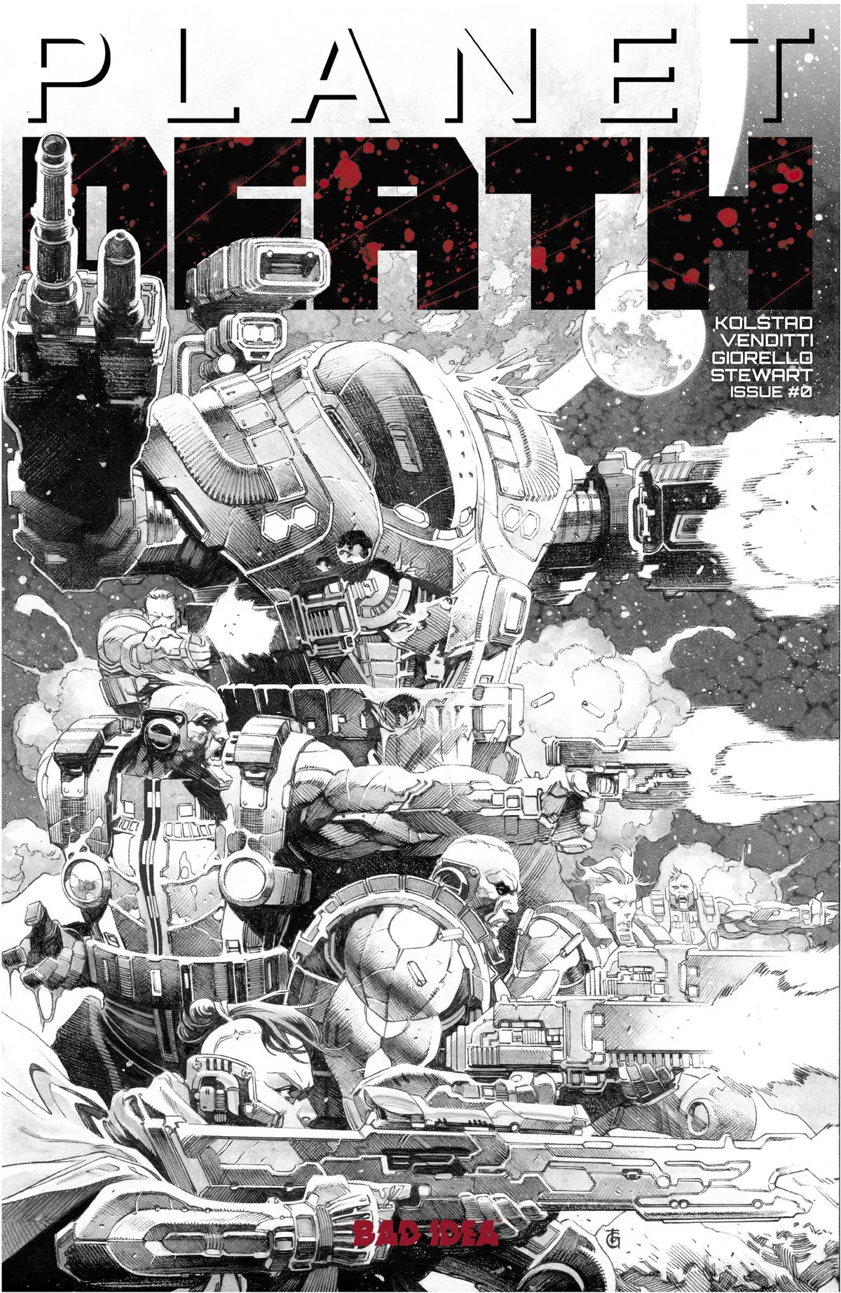 BAD IDEA Comic Books PLANET DEATH #0 (OF 4) SECOND PRINTING 85001727729800012