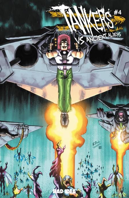 BAD IDEA Comic Books TANKERS VS ANCIENT ALIENS #4 (OF 4) CVR A RAPHAEL POOL (Release Date: 09/09/2026) 85001727745804011 0726BD0667