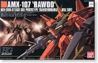 Bandai Model Kits > Gundams BANDAI - HG AMX107 BAWOO - NEO ZEON ATTACK USE PROTOTYPE MODEL KIT 4573102631411 BAN77626