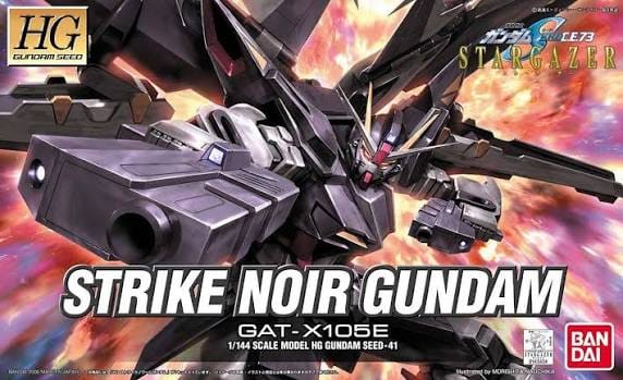 Bandai Model Kits > Gundams > High Grade Bandai: Gundam - HG Gundam Seed: GAT-X105E Strike Noir Gundam 4573102582690 BAN1143424