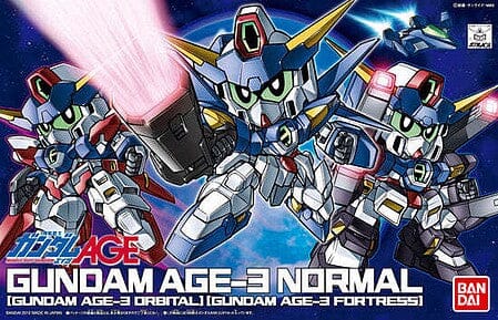 Bandai Model Kits > Gundams > SD Bandai: Gundam - Gundam Age-3 (Normal/Fortress/Orbit) 4573102635167 BAN/2162672