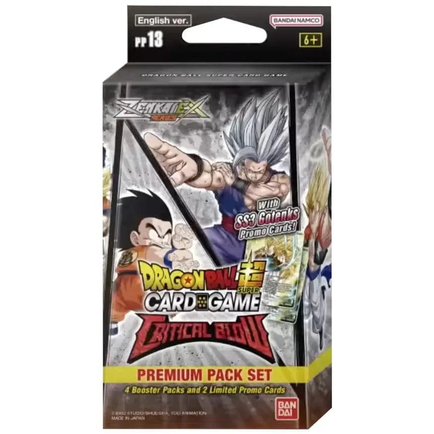 Bandai Trading Card Games Dragon Ball Super TCG: Critical Blow - Premium Pack Set 13 810059781306 BAN 2685867