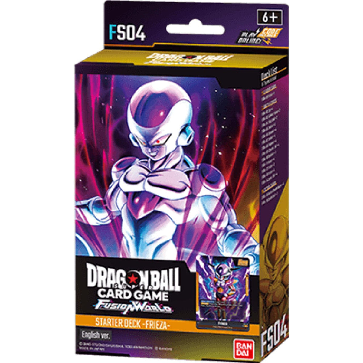 Bandai Tabletop Games > Trading Card Games Dragon Ball Super TCG: Fusion World - Starter Deck, Frieza 810059784215 BAN 2710251
