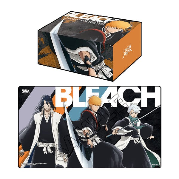 Bandai Tabletop Games > Trading Card Games Union Arena: Playmat & Half Storage Box Set- Bleach 810059787902 BAN2750574
