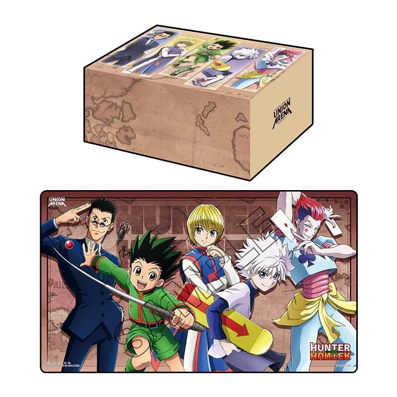 Bandai Tabletop Games > Trading Card Games Union Arena: Playmat & Half Storage Box Set- HUNTERĂ—HUNTER 810059787919 BAN2750575