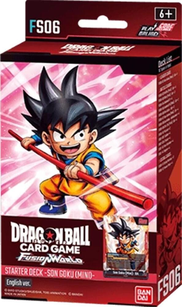 dragon ball super card game starter deck list Dragon Ball Super [FS06] Fusion World: Son Goku Mini Starter Deck