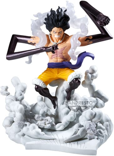 Banpresto Toys > Statues > Anime Banpresto: One Piece - Senkozekkei Monkey. D. Luffy (Gear4) 4573102710253 BP-71025