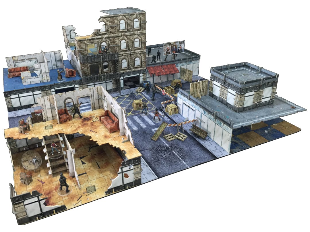 Battle Systems Hobby Supplies > Terrain Battle Systems Terrain: Urban City Block Core Set 5060660090181 BST UAC001