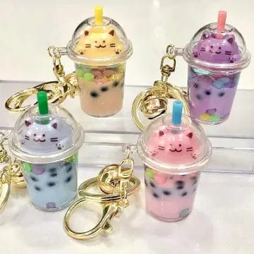 BCMINI Miscellaneous > Keychains BC MINI: PASTEL KITTY FLOATY KEY CHARM 034466120941