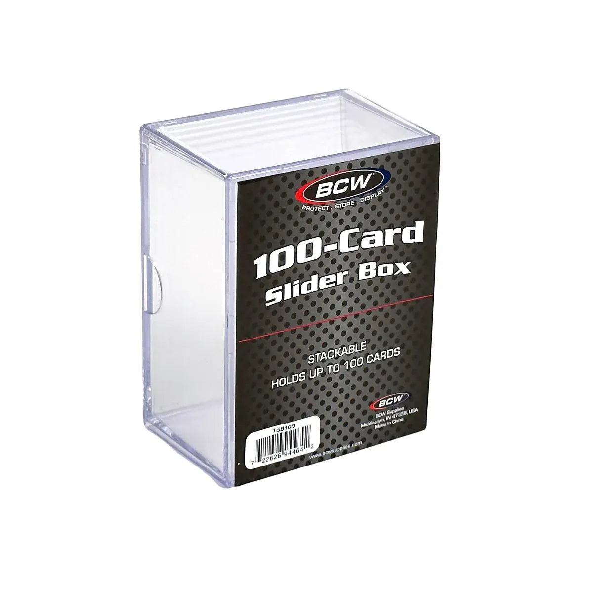 BCW Game Supplies > Card Boxes BCW: 2-Piece Slider Box - 100 Count 722626944642 1-SB100