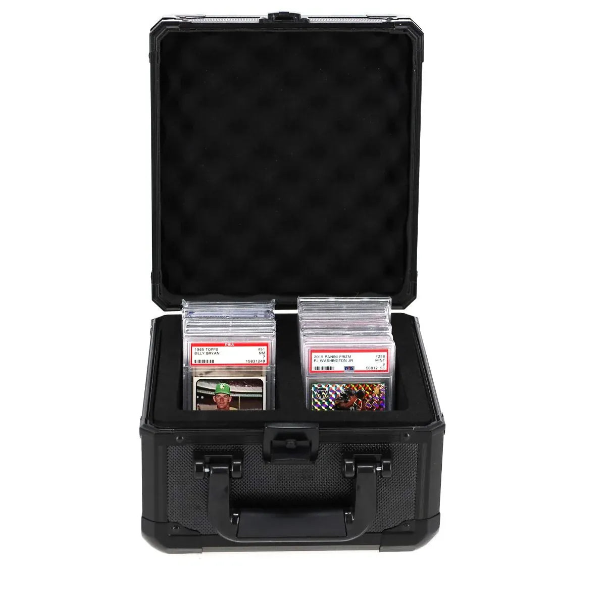 BCW Game Supplies > Card Boxes BCW: Graded Latching Case - Cards - 2 Rows 722626037122 1-GLC-2R-BLK