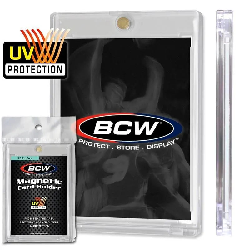 BCW Game Supplies > Card Sleeves BCW: Magnetic Card Holder - 75 PT. 722626005589 1-MCH-75