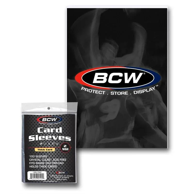 BCW Game Supplies > Card Sleeves BCW: Thick Card Sleeves 722626901041 1-SSLV-THICK