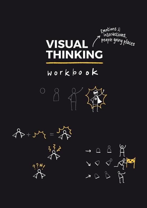 BIS Publishers Books > Art & Gifts > Make Art Visual Thinking Workbook: Emotions & interactions, people going places - Paperback 9789063695118 MC-12583