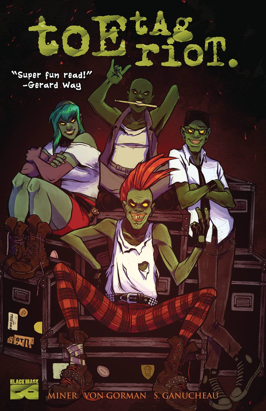BLACK MASK COMICS Graphic Novel TOE TAG RIOT TP (MR) 9781628751109 MAR161159