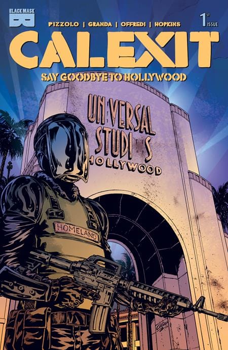 Black Mask Studios Comic Books > Incentives CALEXIT SAY GOODBYE TO HOLLYWOOD #1 (OF 3) CVR F INC 1:25 C GRANDA UNICITY VAR (MR) 04577802740801061 0226BM0564
