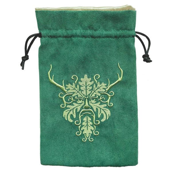Black Oak Workshop Game Supplies > Dice Storage Dice Bag: Green Man 850055772762 BOWDBGRNMANHC