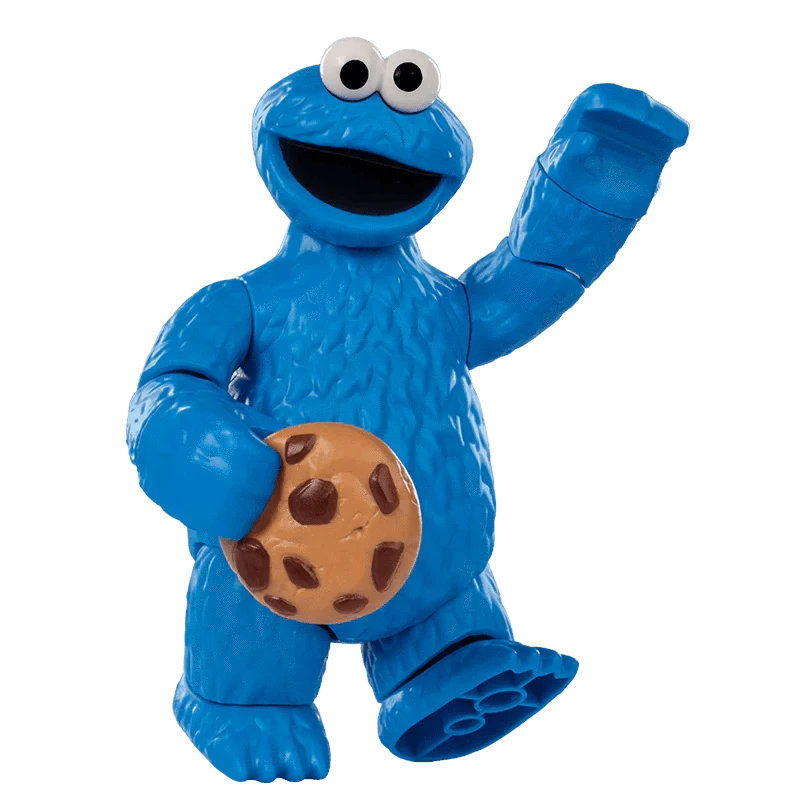 BLOKEES Toys > Action Figures > Other Action Figures BLOKEES: SESAME STREET - PRECOOL SERIES 1 - COOKIE MONSTER ACTION FIGURE 858050008985