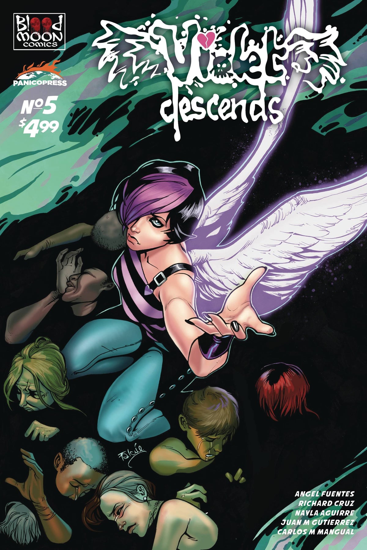 BLOOD MOON COMICS LLC Comic Books VIOLET DESCENDS #5 (OF 5) CVR B NAYLA AGUIRRE 85003206439200521 JUN231684