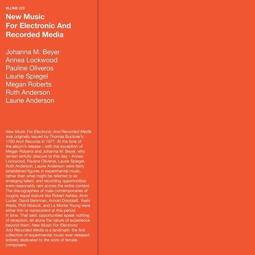BLUME Music > Vinyl Records Various Artists - New Music For Electronic And Recorded Media 769791986541 769791986541