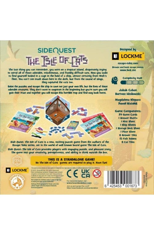 Board and Dice Board Games Side Quest: Isle of Cats 81535228 BND0103