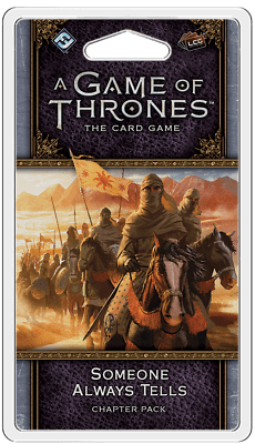 --- Board Games > Small Box Games A Game of Thrones 2E: Someone Always Tells Chapter Pack 841333103514 GT28
