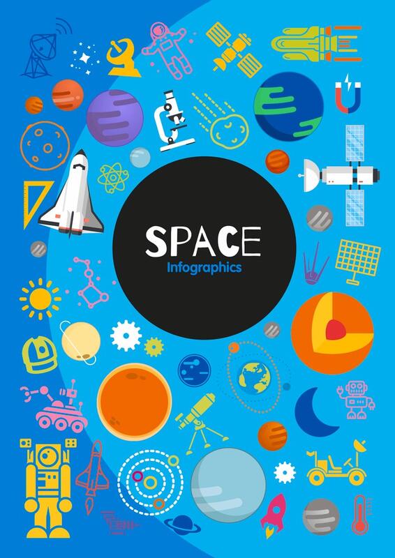 BookLife Publishing Books > Smarts > Science Space Infographics - Book 9781786376343 MC-25831